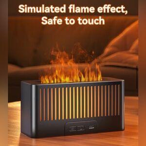 Flame Aromatherapy Machine in Black